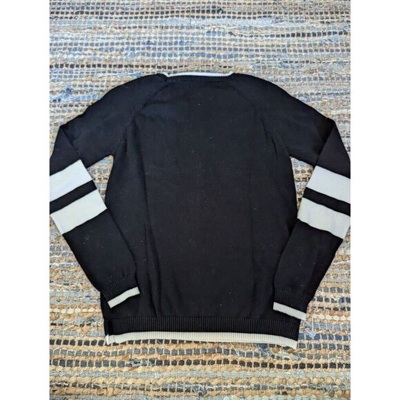 Black #No Filter Cotton Pullover Sweater XS White Spell Out Y2K Baddie Trap Casu - Picture 6 of 6